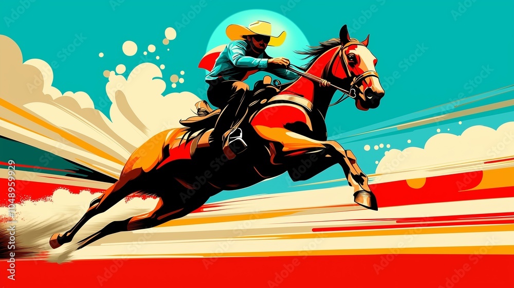 horse and rider,generated ai horse and rider,generated ai