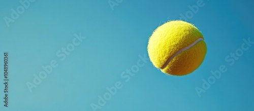 Yellow Ball Against Blue Sk...