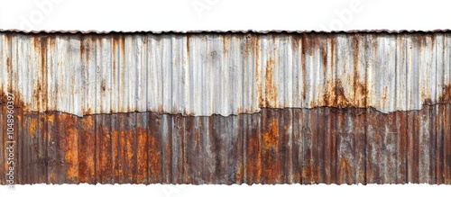 The old zinc for the wall i...