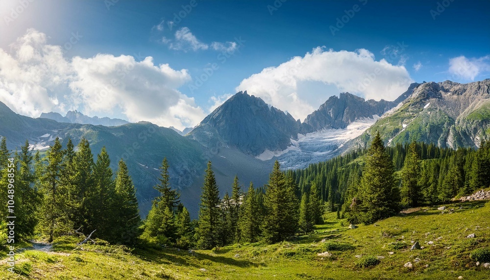 Fototapeta premium panorama of the mountains