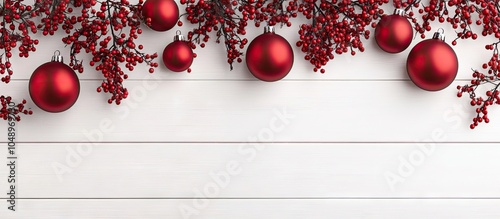 Arrangement of red Christma...