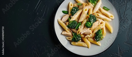 Homemade Penne Alfredo past...