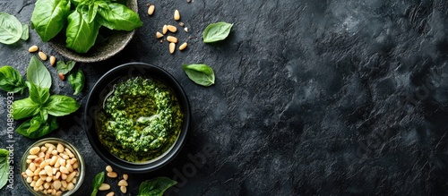 Classic fresh Italian pesto...