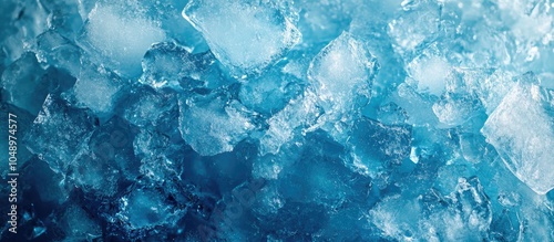 Broken ice close up Fragmen...