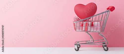 Shopping cart featuring a h...