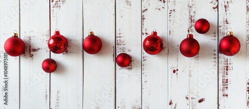 Arrangement of red Christma...