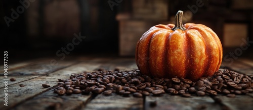 Fall Coffee Bean Pumpkin Ha...