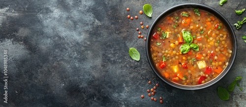 Italian vegetable lentil so...