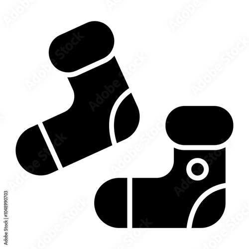 Bootees  icon, vector illustration