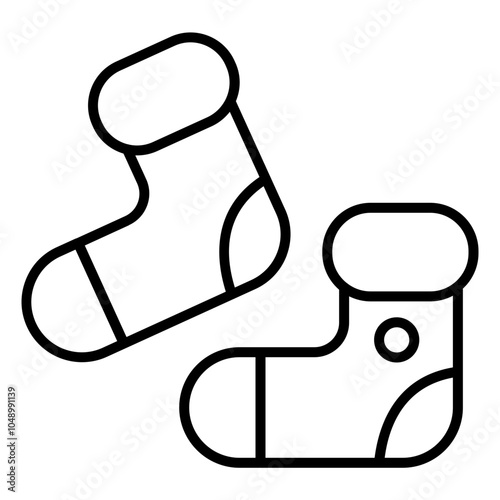 Bootees  icon, vector illustration