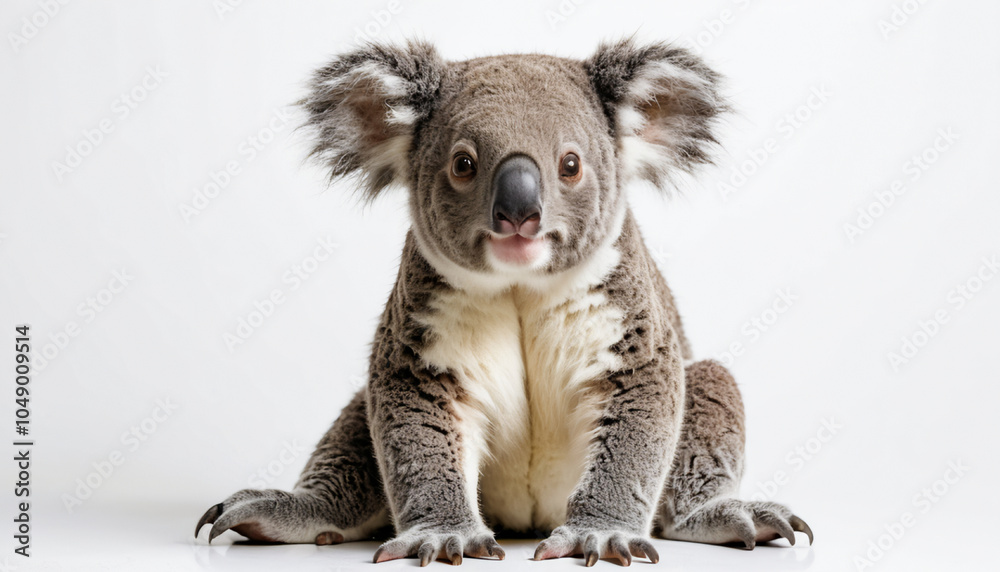 Koala on white background isolated Koala on white background isolated