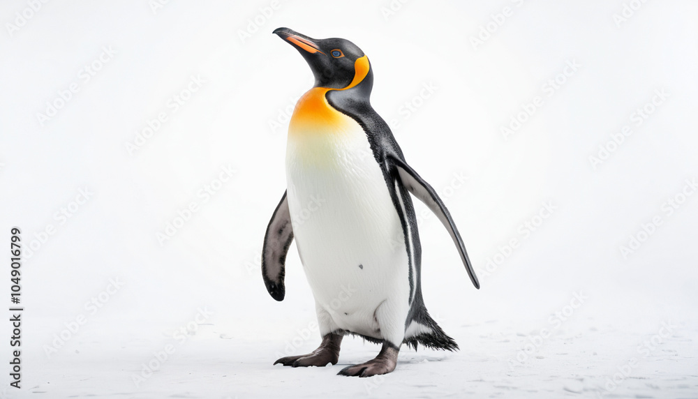 Fototapeta premium Penguin on white background isolated