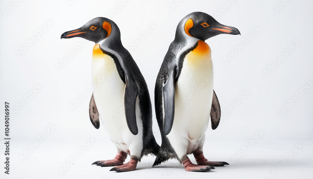 Fototapeta premium Penguin on white background isolated