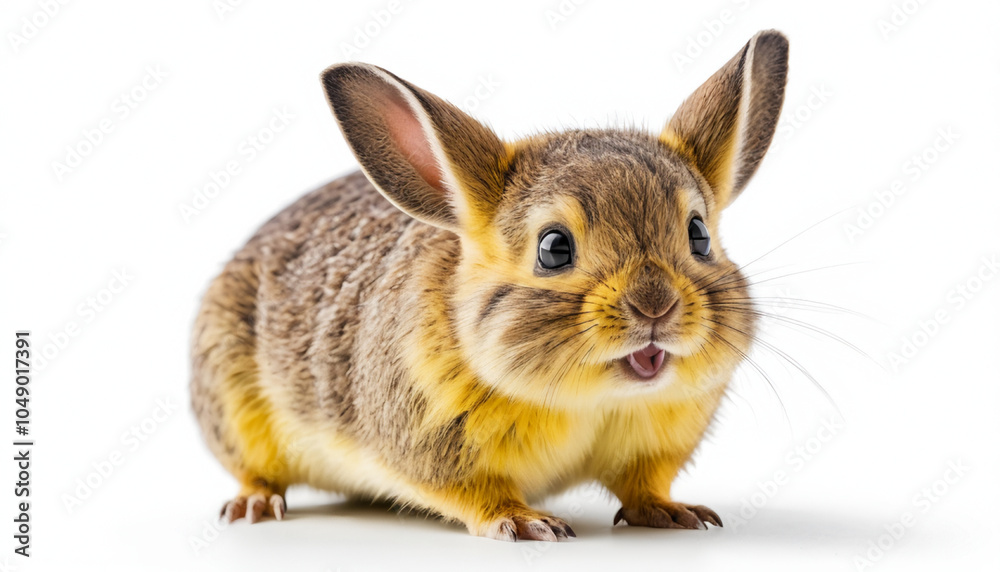 Fototapeta premium Pika on white background isolated