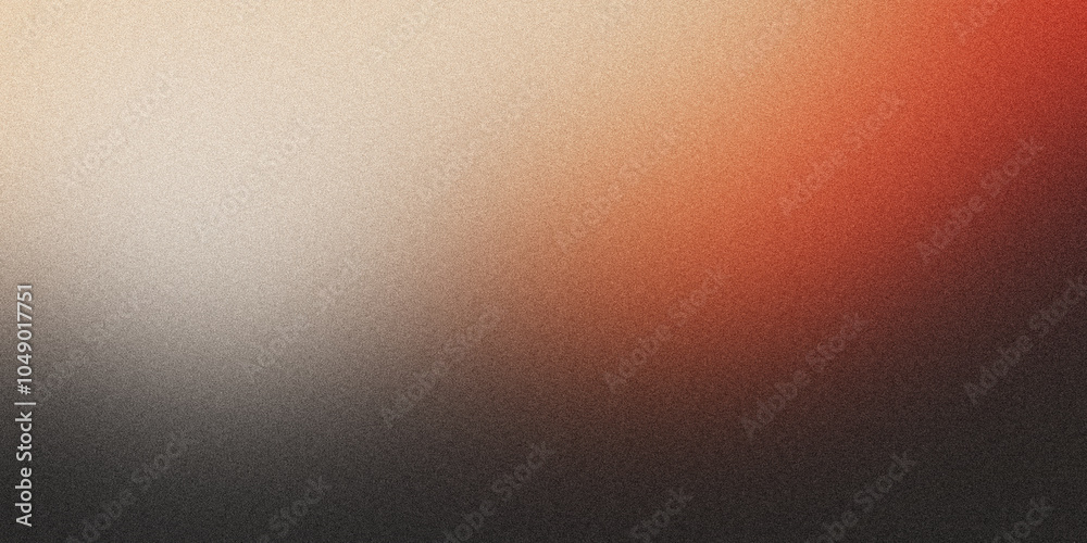 Grainy gradient background in orange, yellow and black colors. Noise texture. abstract orange yellow black gradient. background design. colorful background with space for design. banner, poster