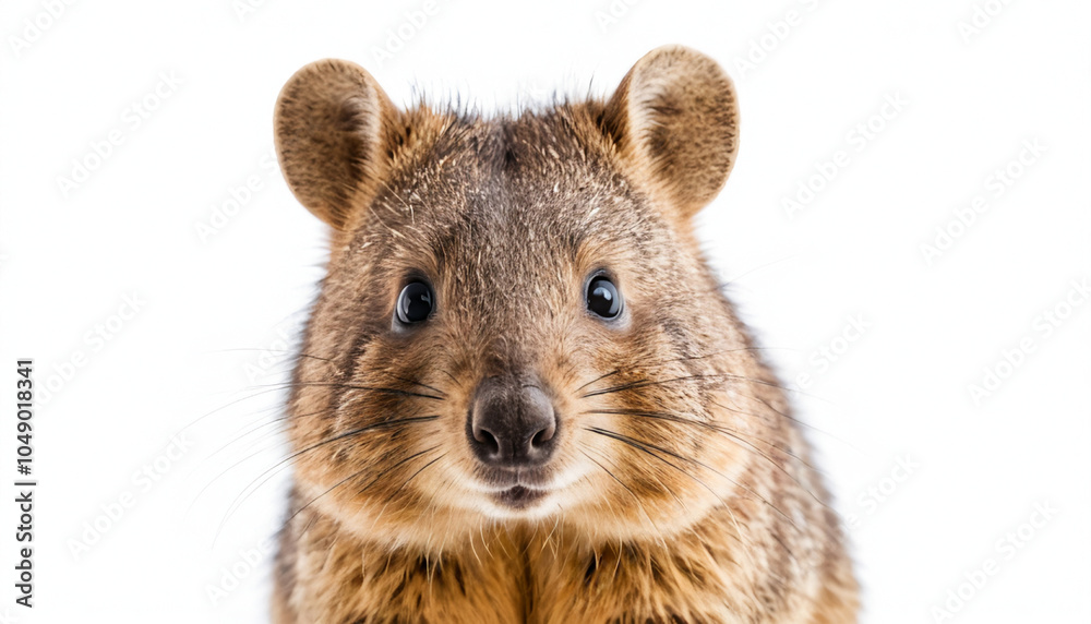 Obraz premium Quokka on white background isolated