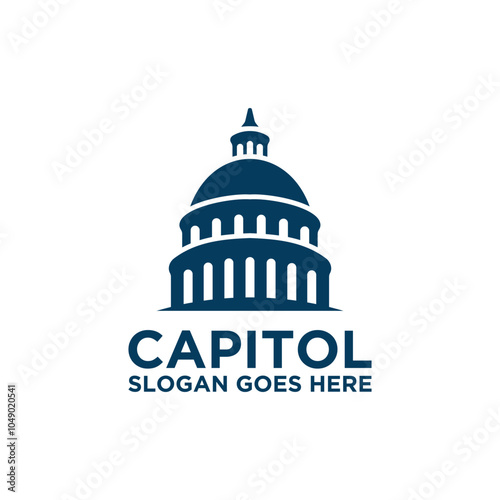 Capitol Dome Building logo design inspiration