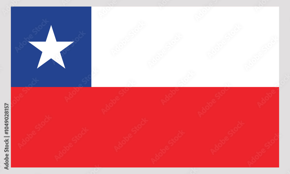 Naklejka premium Chile flags design for professional chile is a most attractive county 