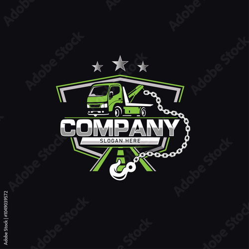 Car towing and recovery logo