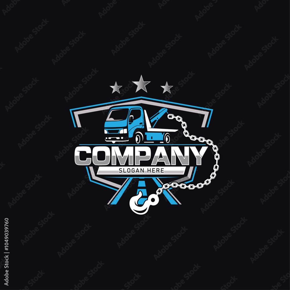 Car towing and recovery logo