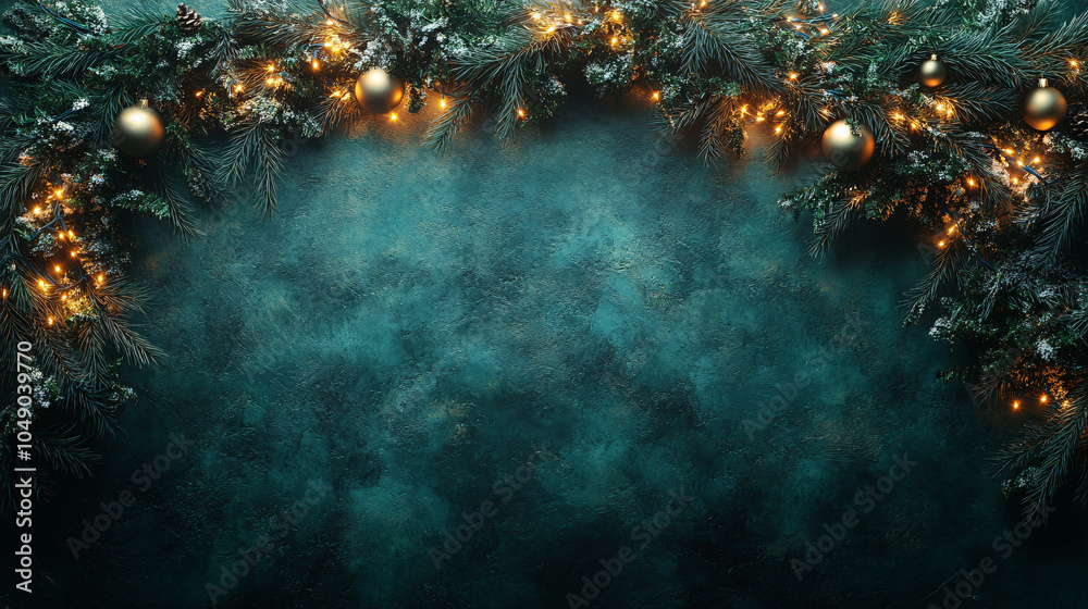 A beautifully decorated Christmas garland with twinkling lights creates a cozy holiday atmosphere, perfect for seasonal marketing and festive card designs. A beautifully decorated Christmas garland with twinkling lights creates a cozy holiday atmosphere, perfect for seasonal marketing and festive card designs.