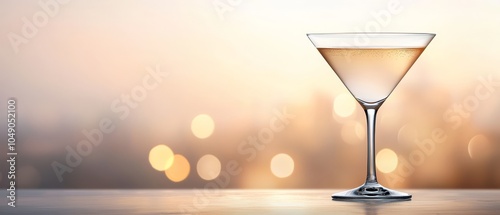  A crystal glass holding wine on a table, cityscape blurred behind with twinkling lights in the backdrop