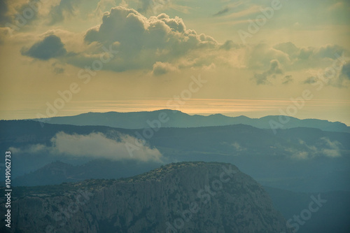 Obraz na plátně Col de Bertagne im Massif de Sainte Baume in Südfrankreich