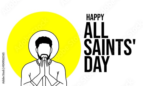 Obraz na plátně happy all saints day 2026