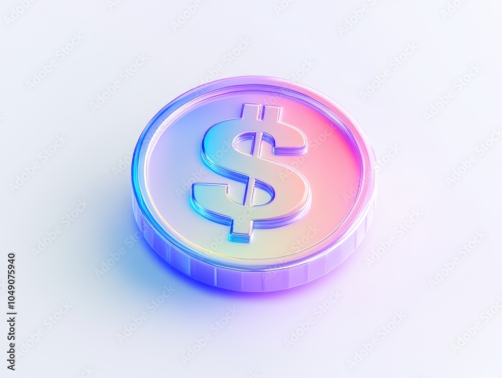 Obraz premium Dollar Sign Coin