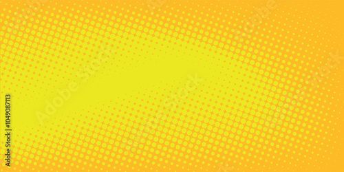 Dots halftone yellow and dark blue color pattern gradient grunge texture background. vector grunge. modern