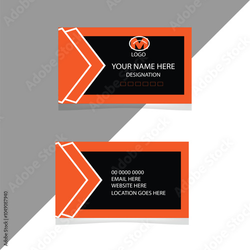 Business card Template Simple standard, Extra ordinary