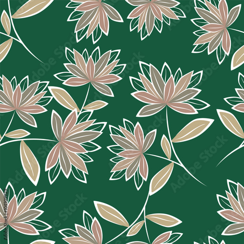 abstract flower patterns in various patterns, motifs, for textures, backgrounds and other digital needs