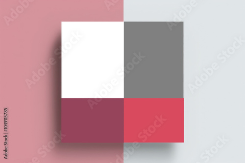 Free Download Design Mockup of a blank mock-up on a neutral background, ideal for presenting logos or graphics. Space for creativity - GFXLoad