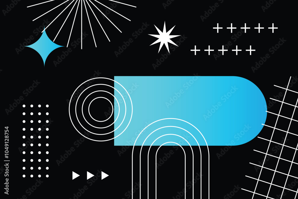 Obraz premium Creative Digital Art Gradient Background