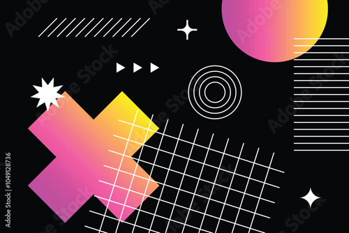 Futuristic Design Elements Background