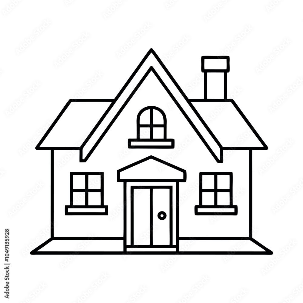 house icon isolated on white background house icon isolated on white background