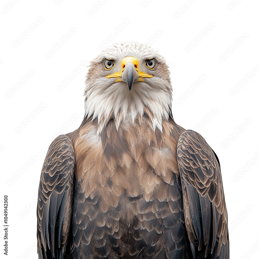 Obraz premium Bald eagle on transparent background