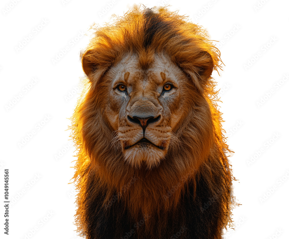 Obraz premium Lion on transparency background