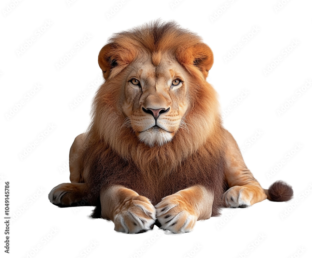 Obraz premium Lion on transparency background 