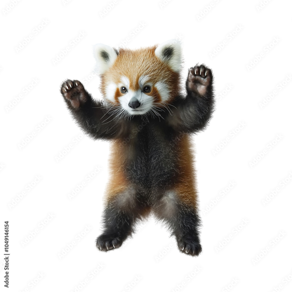 Red Panda on a transparent background Red Panda on a transparent background