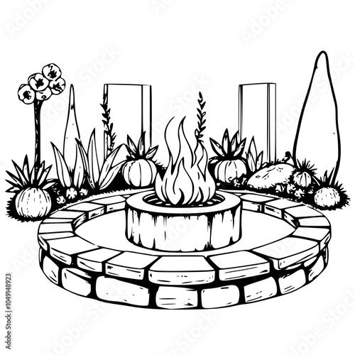 Garden Decorations Garden Outdoor Fire Pits