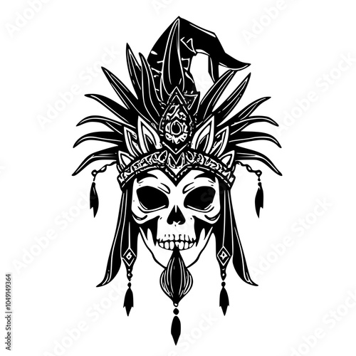 Halloween Costumes Witch Doctor Headdress