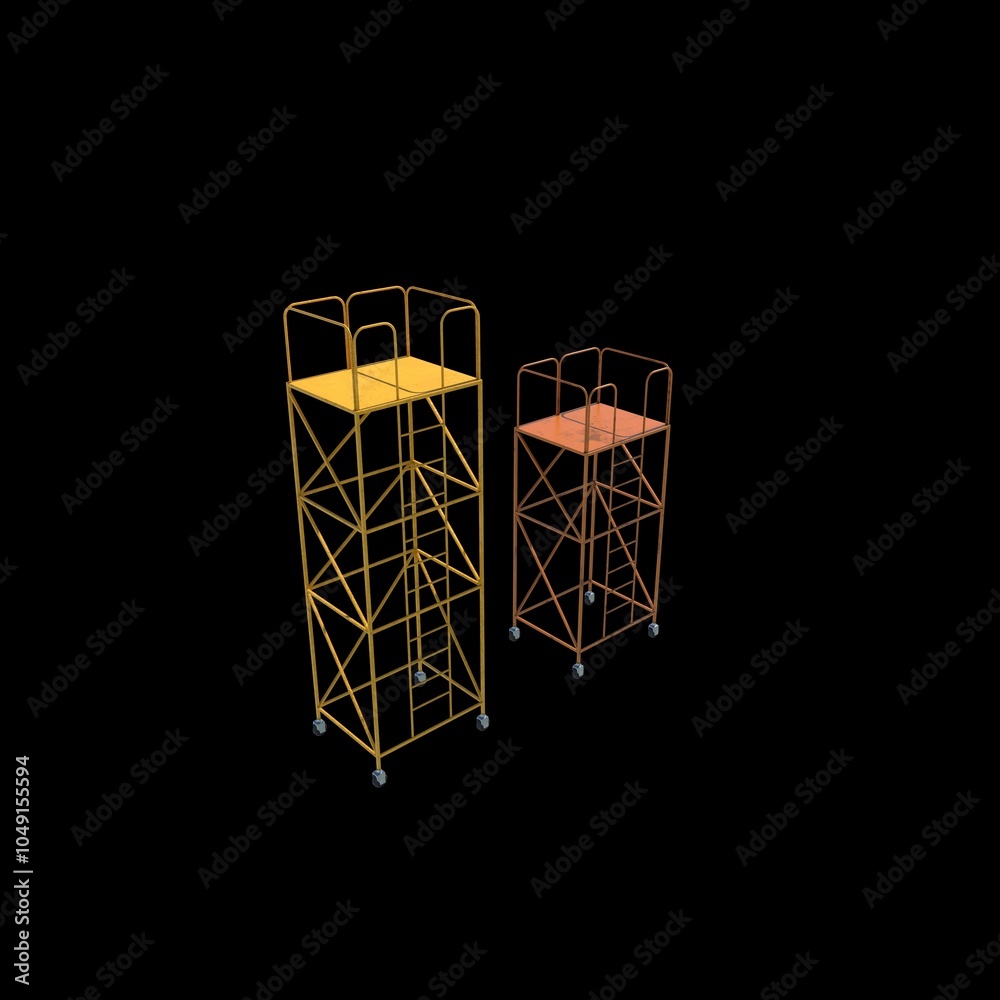 Miniart Scaffoldings 3D model Miniart Scaffoldings 3D model
