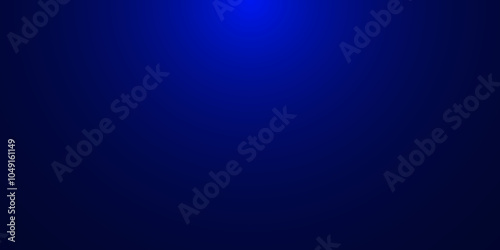 Abstract blue gradient in black background. Abstract futuristic gradient background. Used for technical works. Gradient. Illustration. Vector. 
