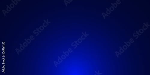 Abstract blue gradient in black background. Abstract futuristic gradient background. Used for technical works. Gradient. Illustration. Vector. 