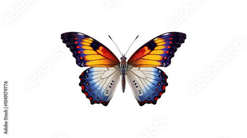 butterfly on white background