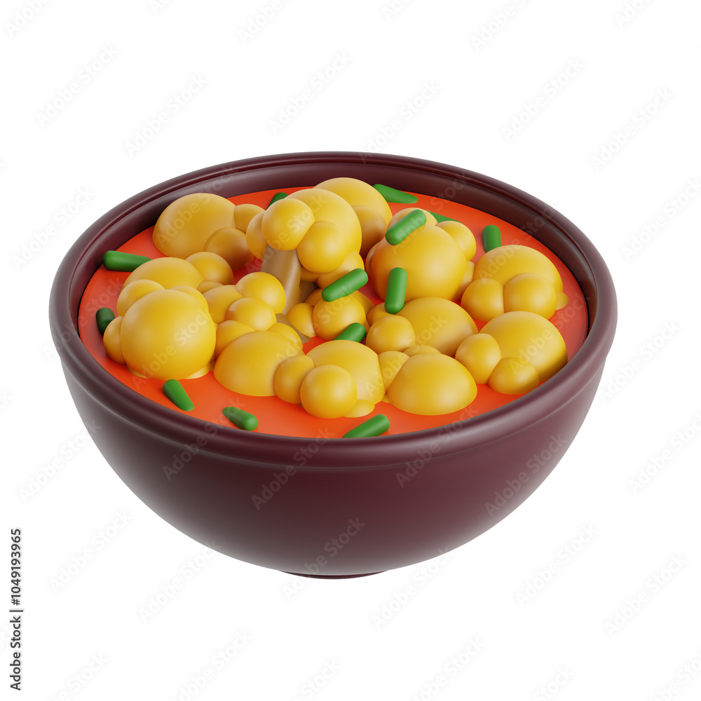 PNG 3D aloo gobi illustration isolated on a white background PNG 3D aloo gobi illustration isolated on a white background
