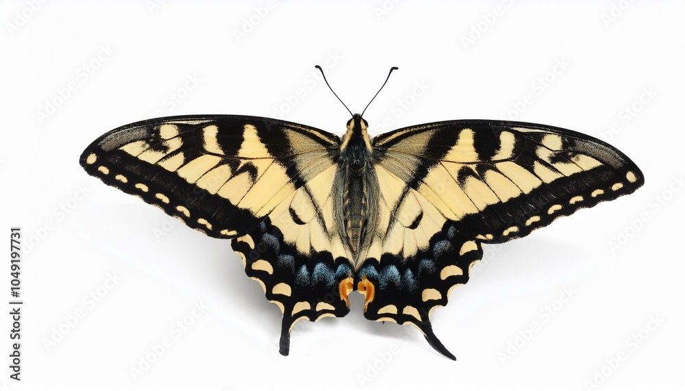 A close-up of a swallowtail butterfly A close-up of a swallowtail butterfly