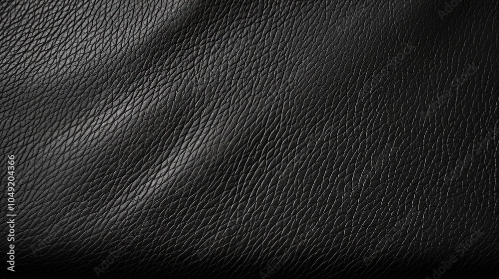 Close-up view of black leather. Smooth And seamless. Clean blank. Close-up view of black leather. Smooth And seamless. Clean blank.