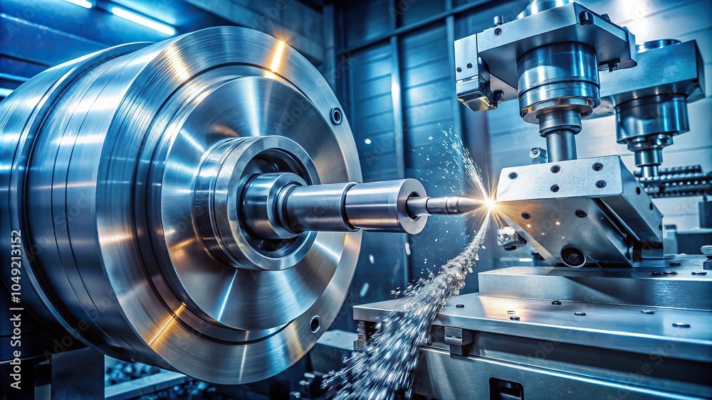 Panoramic milling and machining of material to lathe Panoramic milling and machining of material to lathe